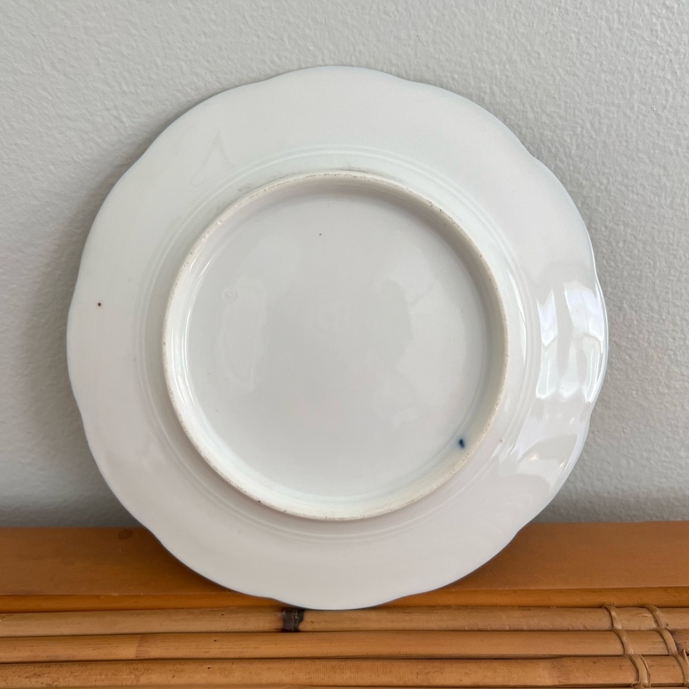 SOLD VINTAGE Cobalt Blue Gold Trim Collector Plate Art Angelica Kauffman - Picture 13 of 15